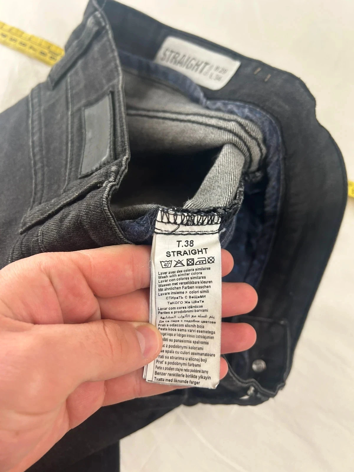 Zwarte rechte jeans Jules w29 l34 – photo 10